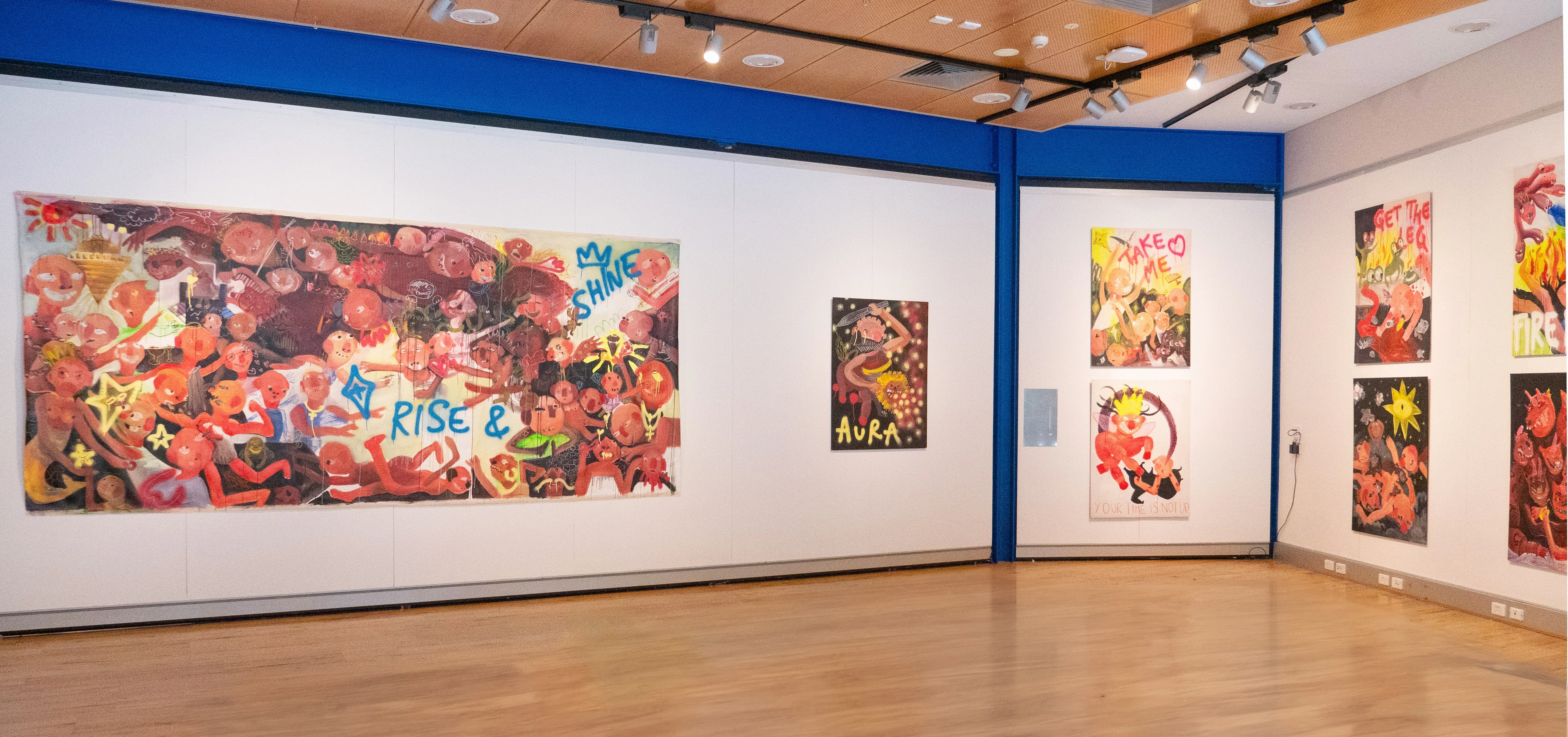 Installation photo from FAM+ Graduate Exhibition 2024