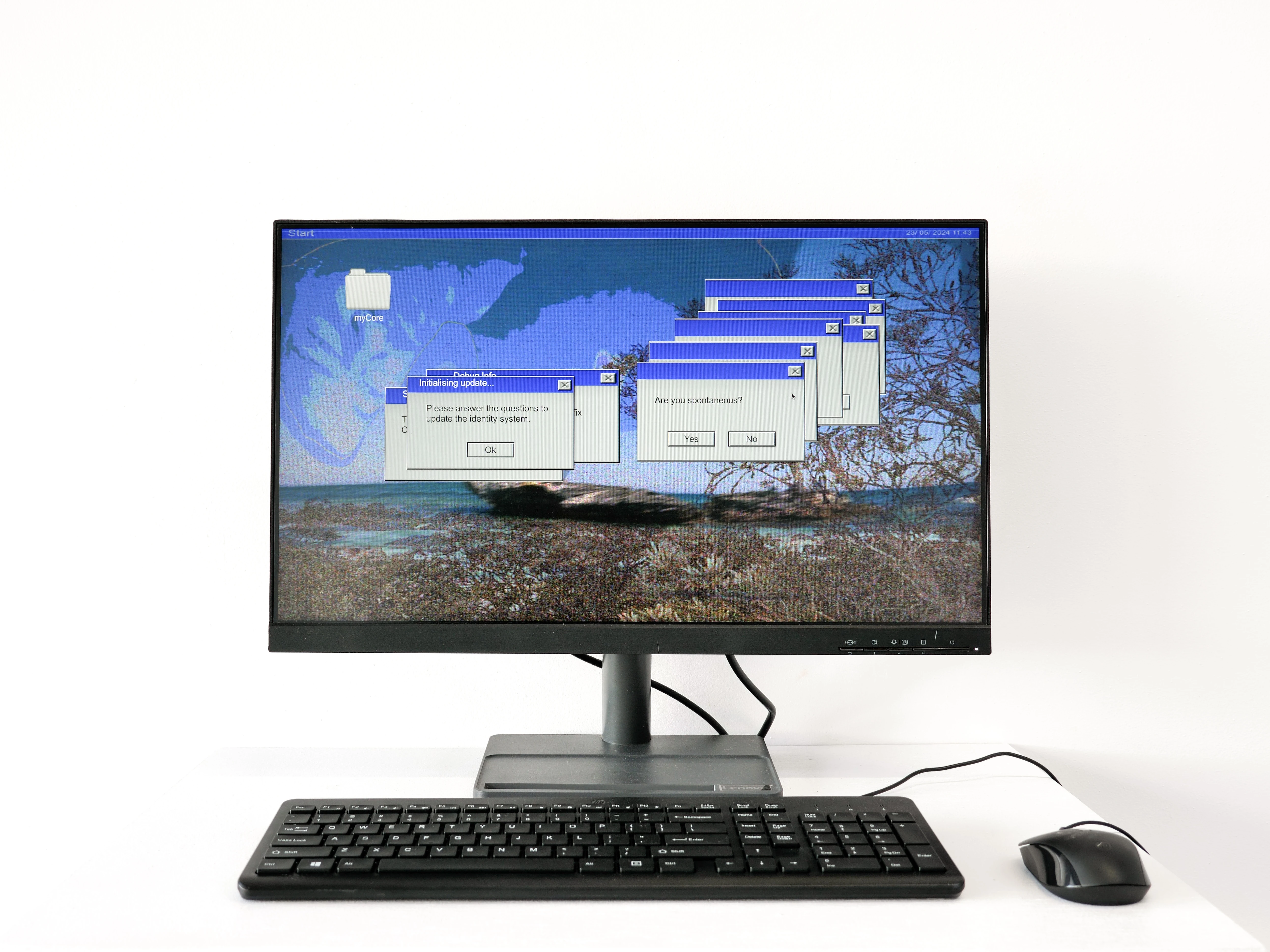 Installation photo from farce